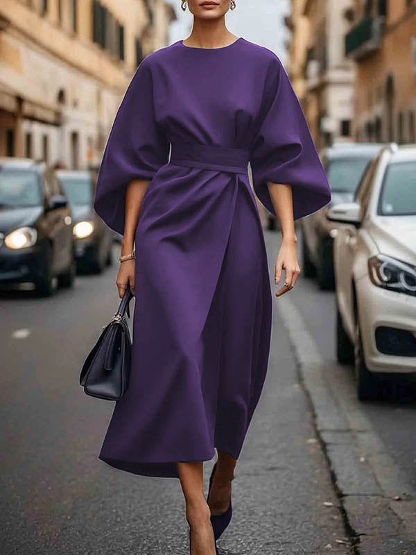 Élise™ | Pleated Midi Dress