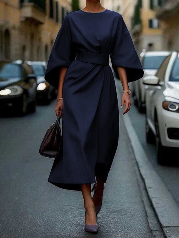 Élise™ | Pleated Midi Dress