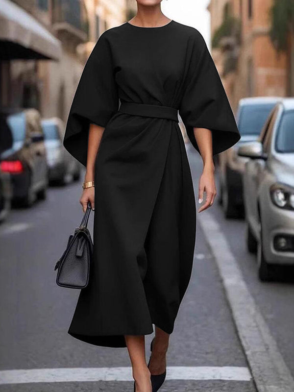 Élise™ | Pleated Midi Dress