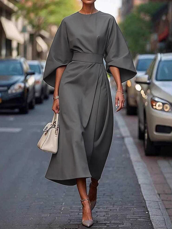 Élise™ | Pleated Midi Dress