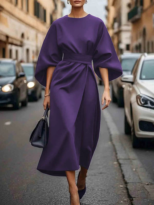 Élise™ | Pleated Midi Dress