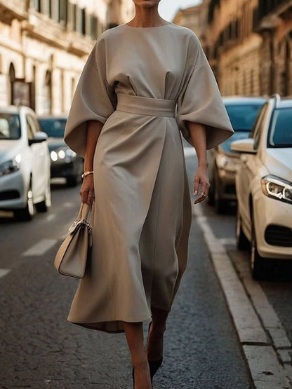 Élise™ | Pleated Midi Dress